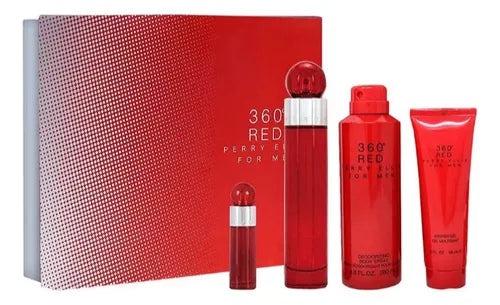 Set Perry Ellis 360 Red EDT HM 4 PZ