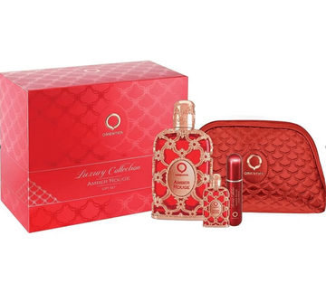 Estuche Orientica Amber Rouge 2,7 oz Dm EDP X 4 PZ (BOLSO)