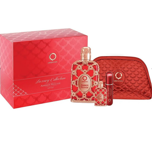 Orientica Amber Rouge Case 2.7 oz UNISEX EDP X4 PZ