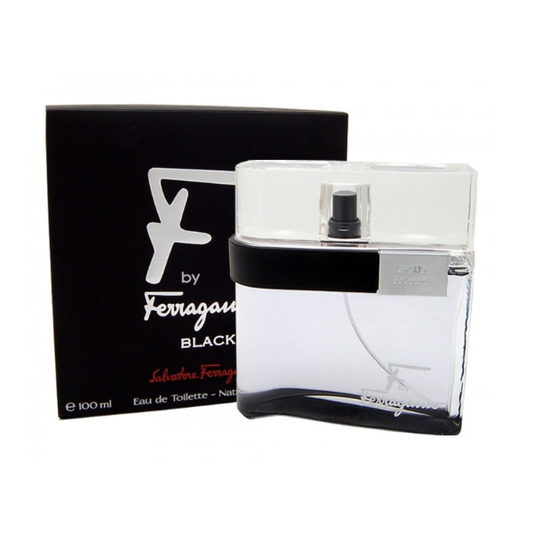 Salvatore Ferragamo F by Ferragamo Black EDT 100ml Hombre